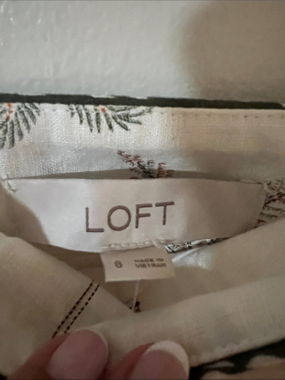 THe Loft Palm Linen Cotton Sarong Mini Dress - Picture 6 of 6